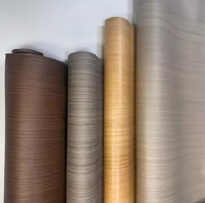 PVC dekorativ film woodgrain color pvc folie for dør